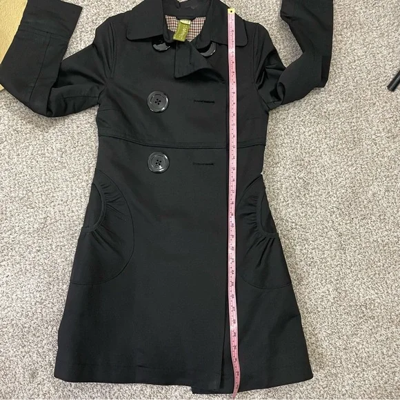 Soia & Kyo Black and Red Houndstooth Lined Coat - Picture 12 of 13